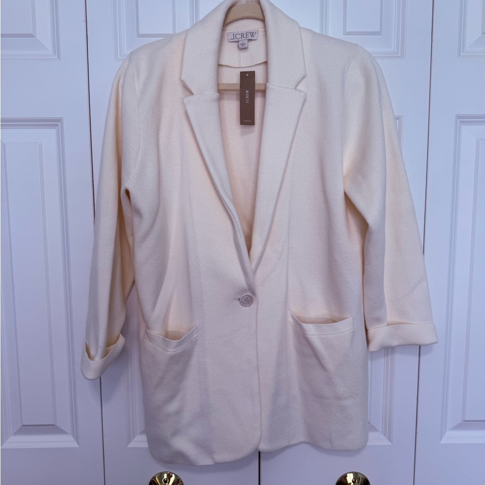 J. Crew Women's Cream Blazer